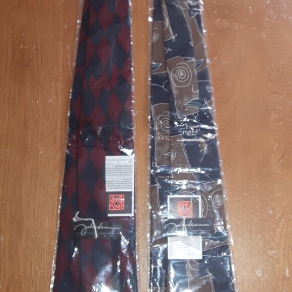 Brand New Set of John Lennon Artwork Ties - Picture 4 of 9
